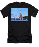 Statue of Liberty on Liberty Island in New York Harbor in New York City - T-Shirt