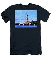 Statue of Liberty on Liberty Island in New York Harbor in New York City - T-Shirt
