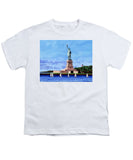 Statue of Liberty on Liberty Island in New York Harbor in New York City - Youth T-Shirt