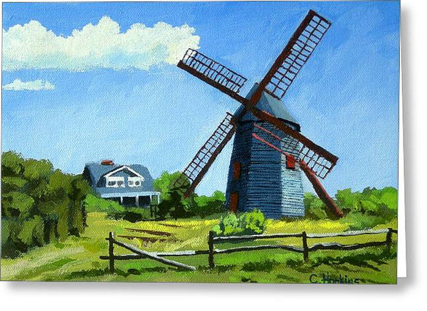 The Old Mill Cape Cod Massachusetts - Greeting Card