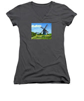 The Old Mill Cape Cod Massachusetts - Women's V-Neck