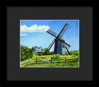 The Old Mill Cape Cod Massachusetts - Framed Print