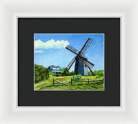 The Old Mill Cape Cod Massachusetts - Framed Print