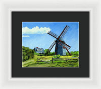 The Old Mill Cape Cod Massachusetts - Framed Print