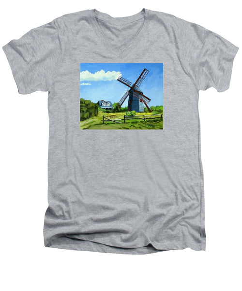 The Old Mill Cape Cod Massachusetts - Men's V-Neck T-Shirt