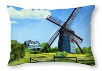 The Old Mill Cape Cod Massachusetts - Throw Pillow