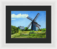 The Old Mill Cape Cod Massachusetts - Framed Print