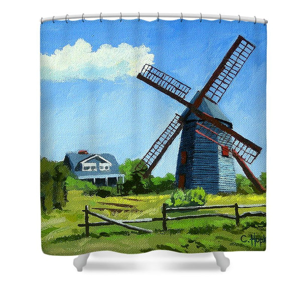 The Old Mill Cape Cod Massachusetts - Shower Curtain