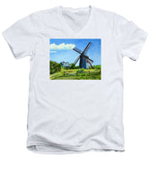 The Old Mill Cape Cod Massachusetts - Men's V-Neck T-Shirt