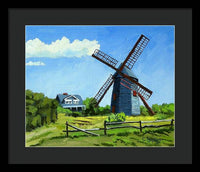 The Old Mill Cape Cod Massachusetts - Framed Print