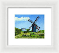 The Old Mill Cape Cod Massachusetts - Framed Print