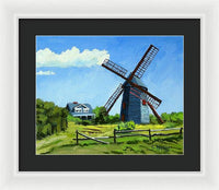 The Old Mill Cape Cod Massachusetts - Framed Print