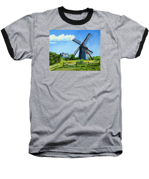 The Old Mill Cape Cod Massachusetts - Baseball T-Shirt