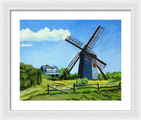 The Old Mill Cape Cod Massachusetts - Framed Print