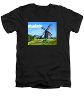 The Old Mill Cape Cod Massachusetts - Men's V-Neck T-Shirt