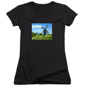 The Old Mill Cape Cod Massachusetts - Women's V-Neck