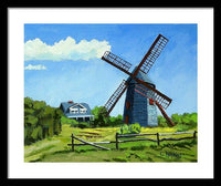 The Old Mill Cape Cod Massachusetts - Framed Print