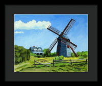 The Old Mill Cape Cod Massachusetts - Framed Print
