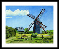 The Old Mill Cape Cod Massachusetts - Framed Print