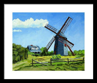 The Old Mill Cape Cod Massachusetts - Framed Print