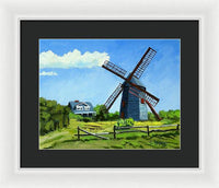 The Old Mill Cape Cod Massachusetts - Framed Print