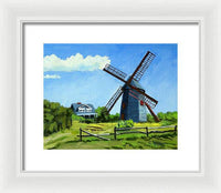The Old Mill Cape Cod Massachusetts - Framed Print