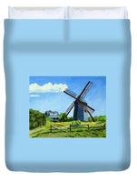 The Old Mill Cape Cod Massachusetts - Duvet Cover