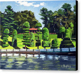 Hunnewell Estate Gardens Wellesley Massachusetts - Canvas Print