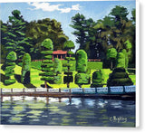 Hunnewell Estate Gardens Wellesley Massachusetts - Canvas Print