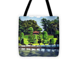 Hunnewell Estate Gardens Wellesley Massachusetts - Tote Bag