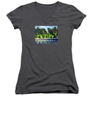 Hunnewell Estate Gardens Wellesley Massachusetts - Women's V-Neck