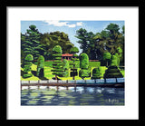 Hunnewell Estate Gardens Wellesley Massachusetts - Framed Print