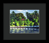 Hunnewell Estate Gardens Wellesley Massachusetts - Framed Print