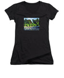 Hunnewell Estate Gardens Wellesley Massachusetts - Women's V-Neck
