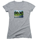 Hunnewell Estate Gardens Wellesley Massachusetts - Women's V-Neck