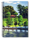 Hunnewell Estate Gardens Wellesley Massachusetts - Spiral Notebook