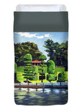 Hunnewell Estate Gardens Wellesley Massachusetts - Duvet Cover