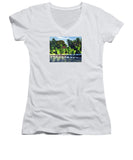 Hunnewell Estate Gardens Wellesley Massachusetts - Women's V-Neck