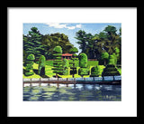 Hunnewell Estate Gardens Wellesley Massachusetts - Framed Print