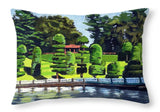Hunnewell Estate Gardens Wellesley Massachusetts - Throw Pillow
