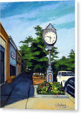 Main Street Wellesley Massachusetts - Canvas Print