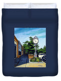 Main Street Wellesley Massachusetts - Duvet Cover