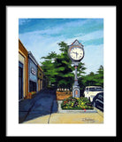 Main Street Wellesley Massachusetts - Framed Print