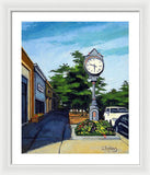 Main Street Wellesley Massachusetts - Framed Print