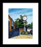 Main Street Wellesley Massachusetts - Framed Print