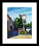Main Street Wellesley Massachusetts - Framed Print