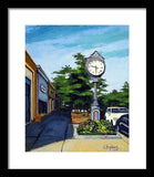 Main Street Wellesley Massachusetts - Framed Print