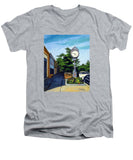 Main Street Wellesley Massachusetts - Men's V-Neck T-Shirt