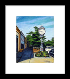Main Street Wellesley Massachusetts - Framed Print