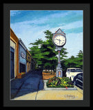 Main Street Wellesley Massachusetts - Framed Print